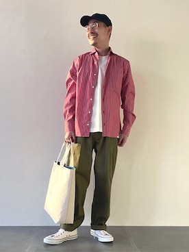 「カッタウェイ」｜NEWYORKER_MENSさん（メンズ・170cm）の春コーディネート