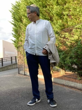 「NEWYORKER（ニューヨーカー）のアイテム」を使った、NEWYORKER_MENSさん（メンズ・173cm）の夏コーディネート