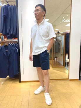 「NEWYORKER（ニューヨーカー）のアイテム」を使った、NEWYORKER_MENSさん（メンズ・165cm）の夏コーディネート