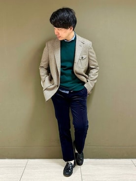 「NEWYORKER（ニューヨーカー）のアイテム」を使った、NEWYORKER_MENSさん（メンズ・170cm）の秋コーディネート