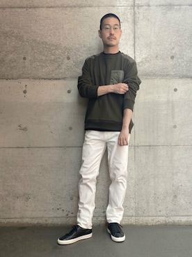 「NEWYORKER（ニューヨーカー）のアイテム」を使った、NEWYORKER_MENSさん（メンズ・170cm）の夏コーディネート