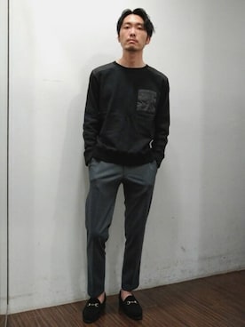 「NEWYORKER（ニューヨーカー）のアイテム」を使った、NEWYORKER_MENSさん（メンズ・180cm）の秋コーディネート