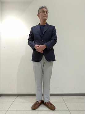 「アクティブ」｜「アイテム（ジャケット/アウター）」を使った、NEWYORKER_MENSさん（メンズ・174cm）の夏コーディネート