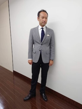 「NEWYORKER（ニューヨーカー）のアイテム」を使った、NEWYORKER_MENSさん（メンズ・173cm）の秋コーディネート