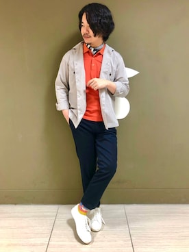 「NEWYORKER（ニューヨーカー）のアイテム」を使った、NEWYORKER_MENSさん（メンズ・170cm）の夏コーディネート