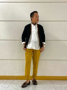 「デートスタイル（MEN）」｜NEWYORKER_MENSさん（メンズ・160cm）の秋コーディネート