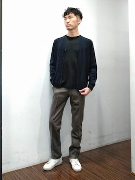 「NEWYORKER（ニューヨーカー）のアイテム」を使った、NEWYORKER_MENSさん（メンズ・180cm）の秋コーディネート