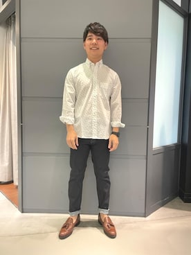 「NEWYORKER（ニューヨーカー）のアイテム」を使った、NEWYORKER_MENSさん（メンズ・170cm）の夏コーディネート