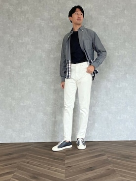 「NEWYORKER（ニューヨーカー）のアイテム」を使った、NEWYORKER_MENSさん（メンズ・180cm）の秋コーディネート