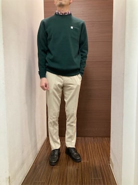 「NEWYORKER（ニューヨーカー）のアイテム」を使った、NEWYORKER_MENSさん（メンズ・180cm）の秋コーディネート