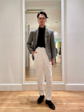 「NEWYORKER（ニューヨーカー）のアイテム」を使った、NEWYORKER_MENSさん（メンズ・170cm）の夏コーディネート