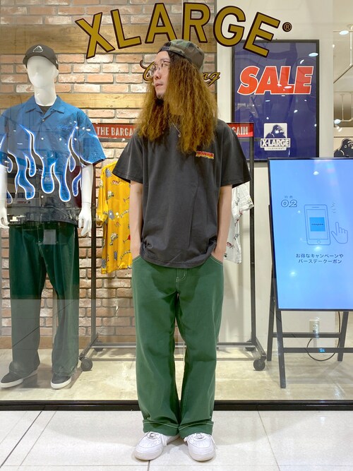 XLARGE（エクストララージ）の「HARDLY WORKING CONTRAST STITCH