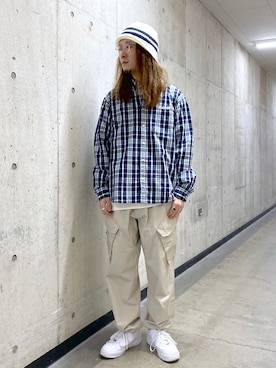 小川 礼偉さん（メンズ・170cm）の春コーディネート