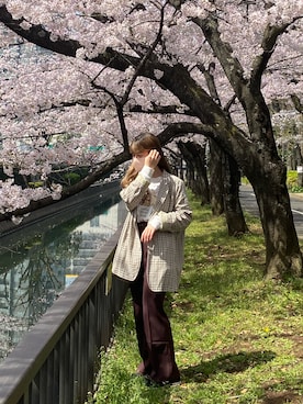 昆布ぽん酢さん（レディース・157cm）の春コーディネート