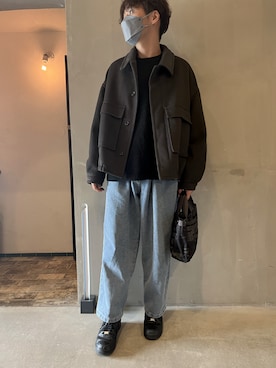 「RUUBON（ルーボン）のアイテム」を使った、zanesan..さん（メンズ・171cm）の冬コーディネート