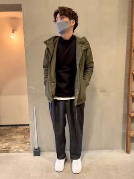 「NANO universe（ナノユニバース）のアイテム（ブルゾン）」を使った、zanesan..さん（メンズ・171cm）の冬コーディネート