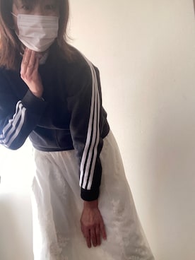 「OZOC（オゾック）のアイテム（スカート）」を使った、ラムちゃんさん（レディース・167cm）の秋コーディネート