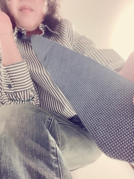 「アイテム（ネクタイ）」を使った、ラムちゃんさん（レディース・167cm）の秋コーディネート