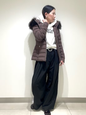 「アイテム（ジャケット/アウター）」を使った、HONTOMOさん（レディース・161cm・30代）の秋コーディネート