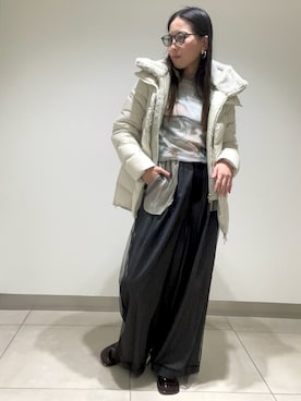 「アイテム（ジャケット/アウター）」を使った、HONTOMOさん（レディース・161cm・30代）の秋コーディネート