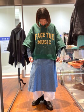 「ASH（アッシュ）のアイテム（ブーツ）」を使った、HONTOMOさん（レディース・161cm）の冬コーディネート