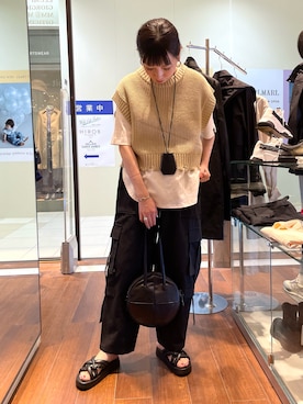 「B2nd」｜「アイテム（その他シューズ）」を使った、HONTOMOさん（レディース・161cm）の春コーディネート