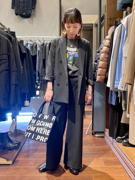 「ONE MADE（ワンメイド）のアイテム（バッグ）」を使った、HONTOMOさん（レディース・161cm）の夏コーディネート