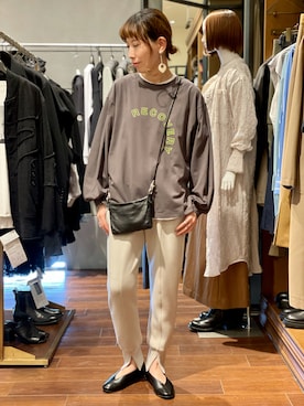 「BACKLASH（バックラッシュ）のアイテム（バッグ）」を使った、HONTOMOさん（レディース・161cm）の夏コーディネート