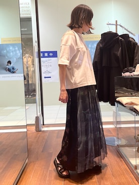 「B2nd」｜「アイテム（その他シューズ）」を使った、HONTOMOさん（レディース・161cm）の春コーディネート