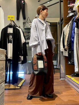 「DONEEYU（ドニーユ）のアイテム」を使った、HONTOMOさん（レディース・161cm）の夏コーディネート