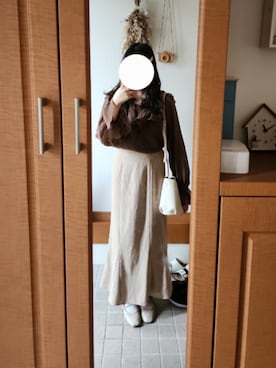 「mily bilet（ミウィビレット）のアイテム」を使った、ayaharuさん（レディース・158cm）の秋コーディネート