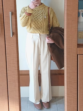 ayaharuさん（レディース・158cm）の冬コーディネート