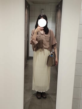 「アイテム（ドレスシューズ）」を使った、ayaharuさん（レディース・158cm）の秋コーディネート