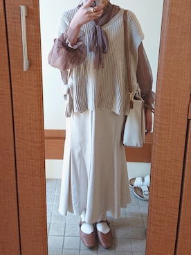 「PairPair（ペアペア）のアイテム（トップス）」を使った、ayaharuさん（レディース・158cm）の秋コーディネート