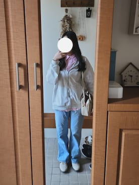 「DEVICE（デバイス）のアイテム（トップス）」を使った、ayaharuさん（レディース・158cm）の春コーディネート