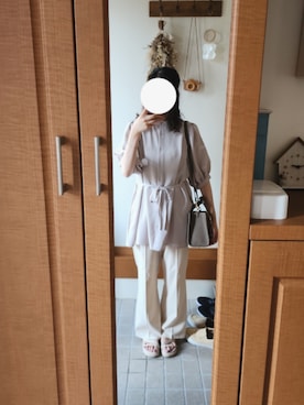 「classicalelf（クラシカルエルフ）のアイテム（パンツ）」を使った、ayaharuさん（レディース・158cm）の夏コーディネート