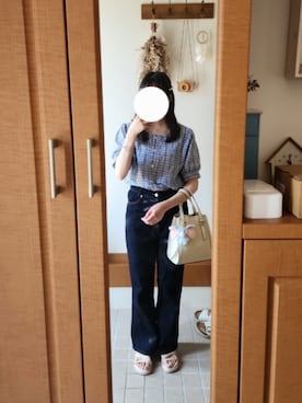 「GLOBAL WORK（グローバルワーク）のアイテム」を使った、ayaharuさん（レディース・158cm）の夏コーディネート