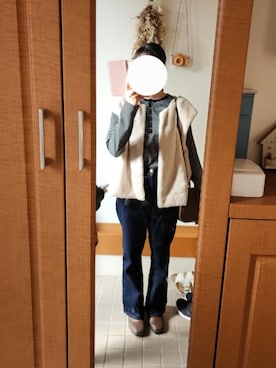 「アイテム（ドレスシューズ）」を使った、ayaharuさん（レディース・158cm）の秋コーディネート