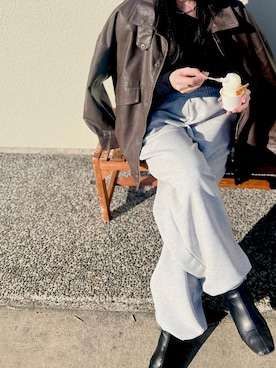 「Olu.（オルドット）のアイテム」を使った、Kさん（レディース・168cm）の冬コーディネート