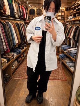 「RED KAP（レッドキャップ）のアイテム」を使った、M4S4T0さん（メンズ・160cm）の春コーディネート