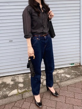 「KATIM（カチム）のアイテム」を使った、秘密基地03号さん（レディース・163cm）の夏コーディネート