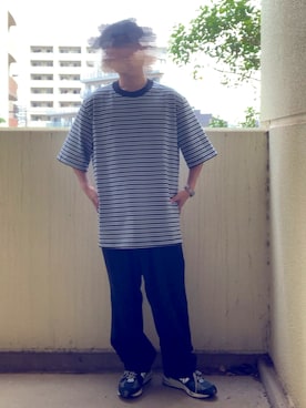 「CLANE（クラネ）のアイテム（パンツ）」を使った、ほってぃーさん（メンズ・160cm）の夏コーディネート