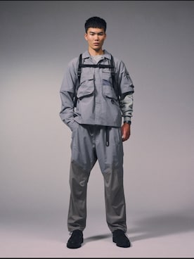 「WILD THINGS（ワイルドシングス）のアイテム（ナイロンジャケット）」を使った、SOMAさん（メンズ・175cm）の春コーディネート