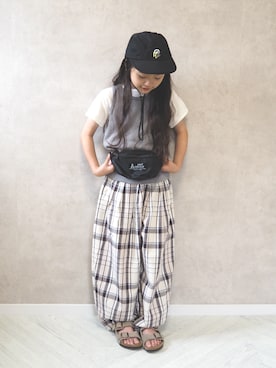 cocomaru.さん(キッズ・122cm)の夏コーディネート