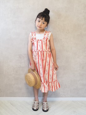cocomaru.さん（キッズ・122cm）の夏コーディネート