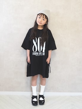 「アイテム（バッグ）」を使った、cocomaru.さん（キッズ・120cm）の春コーディネート