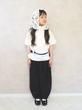 「アイテム（バッグ）」を使った、cocomaru.さん（キッズ・120cm）の春コーディネート