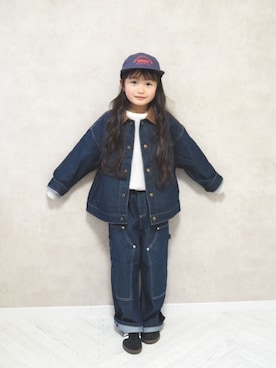 「pairmanon（ペアマノン）のアイテム」を使った、cocomaru.さん（キッズ・120cm）の冬コーディネート