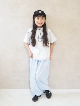 「green label relaxing（グリーンレーベルリラクシング）のアイテム」を使った、cocomaru.さん（キッズ・120cm）の夏コーディネート