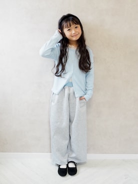 「green label relaxing（グリーンレーベルリラクシング）のアイテム」を使った、cocomaru.さん（キッズ・122cm）の秋コーディネート